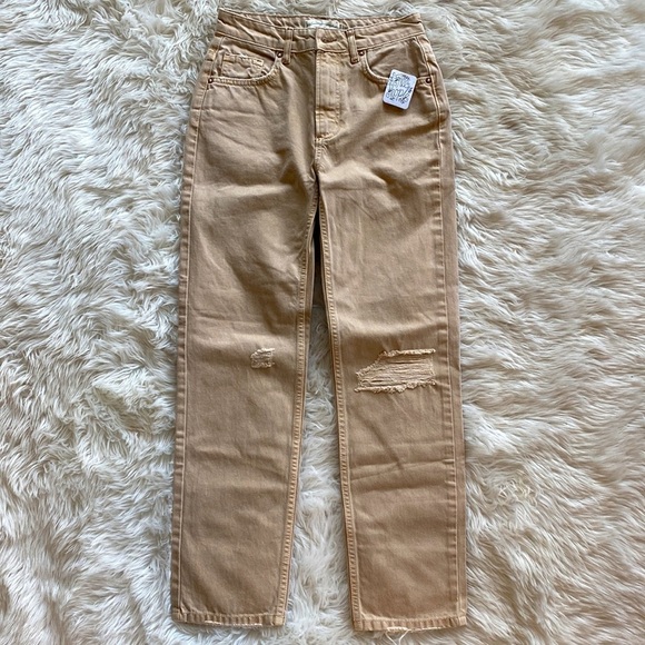 Free People Dakota Straight Leg Mom Jean - Picture 6 of 11